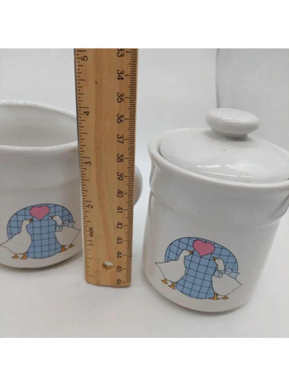 Vintage Sugar Bowl & Creamer 
